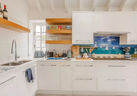 The kitchen at Maisie's, Appledore