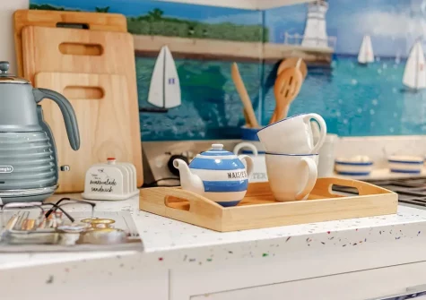 The kitchen at Maisie's, Appledore