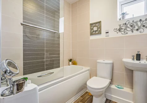 The bathroom at Maison Brun, Charlestown