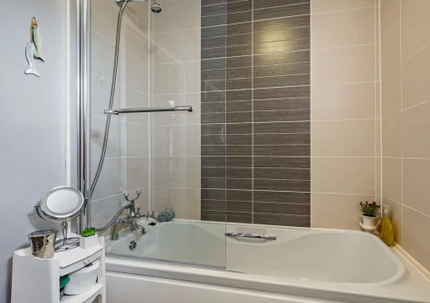 The bathroom at Maison Brun, Charlestown