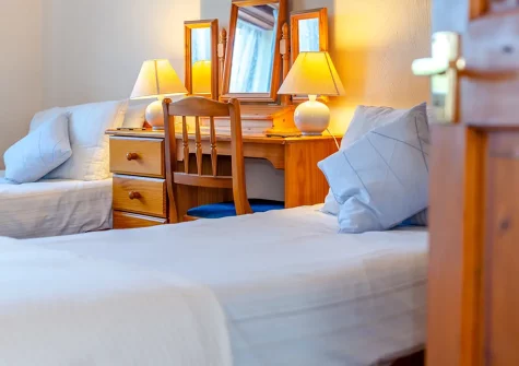 Bedroom #3 at Mallard Cottage, Tregolds