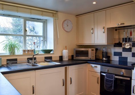 The kitchen at Mallow Cottage, Snodwell Farm, Cotleigh