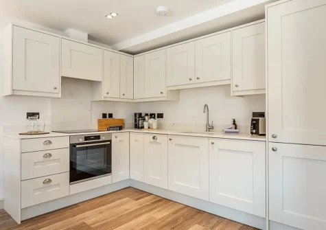 The kitchen at Malmsmead, Croyde