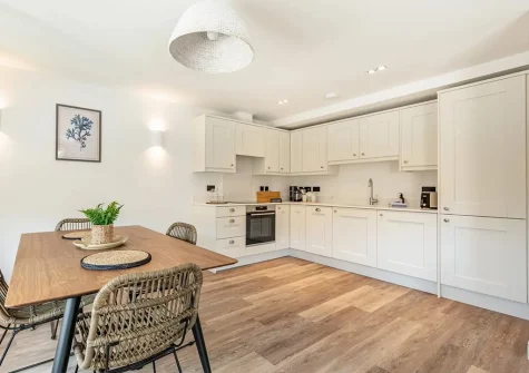 The kitchen & dining area at Malmsmead, Croyde