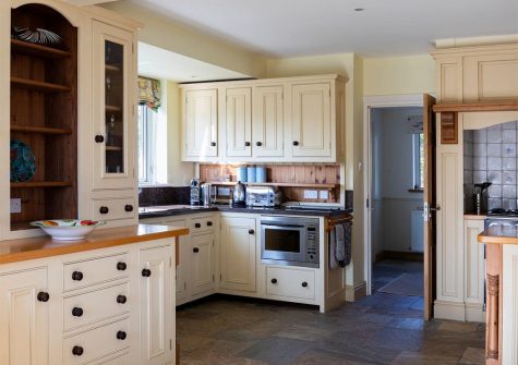 The kitchen at Mandalay, Salcombe