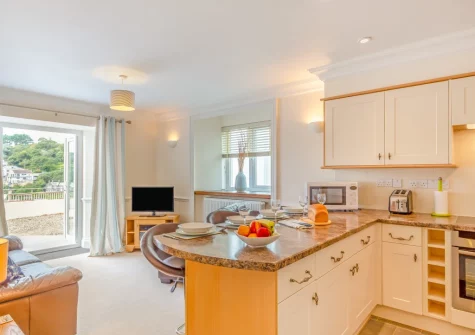 The living, kitchen & dining area at Manor House, Looe