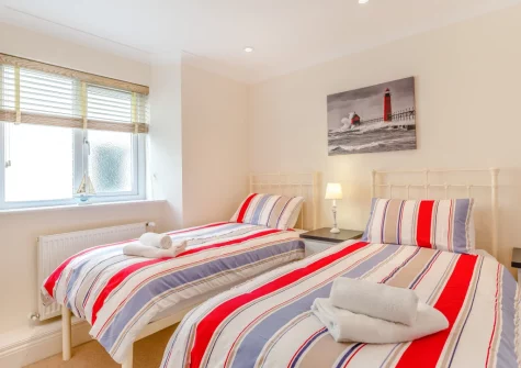 Bedroom #2 at Manor House, Looe