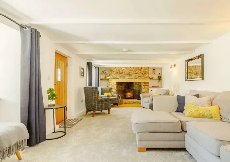 The living room at Manor Meadows, Radnor