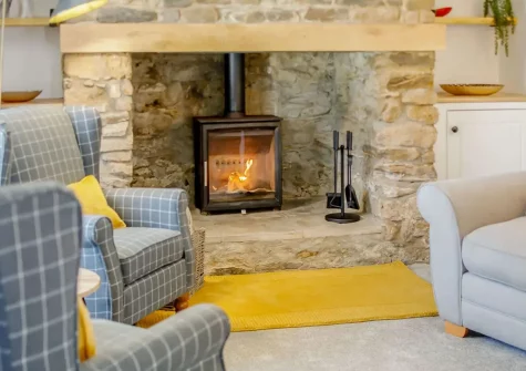 The living room at Manor Meadows, Radnor