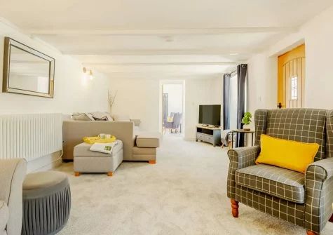The living room at Manor Meadows, Radnor