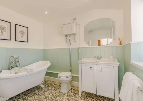 The bathroom at Manor Meadows, Radnor