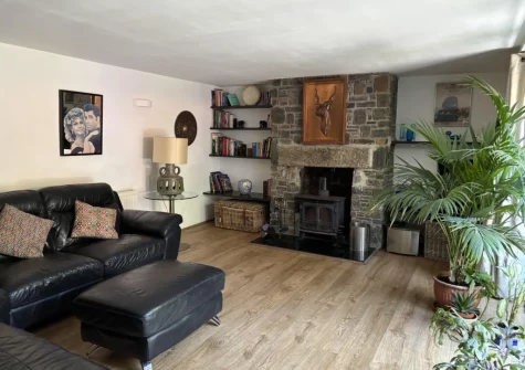 The living room at Maple Barn, Torrington
