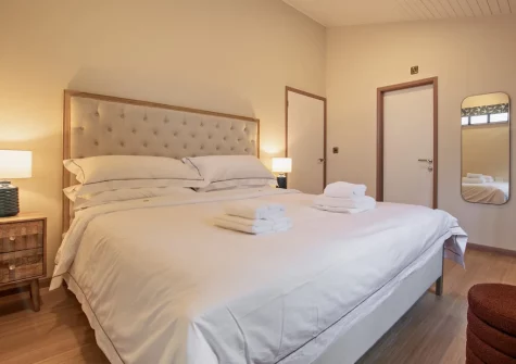 Bedroom #1 at Margot at Rosehill Lodges, Porthtowan