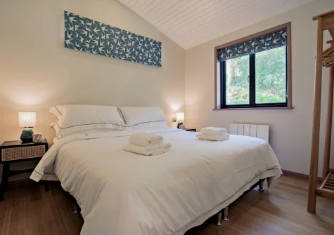 Bedroom #2 at Margot at Rosehill Lodges, Porthtowan