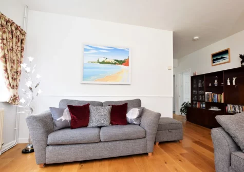 The living room at Marily Cottage, Honiton