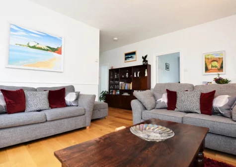The living room at Marily Cottage, Honiton