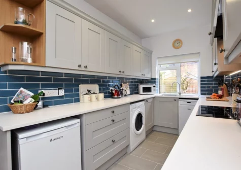 The kitchen at Marily Cottage, Honiton