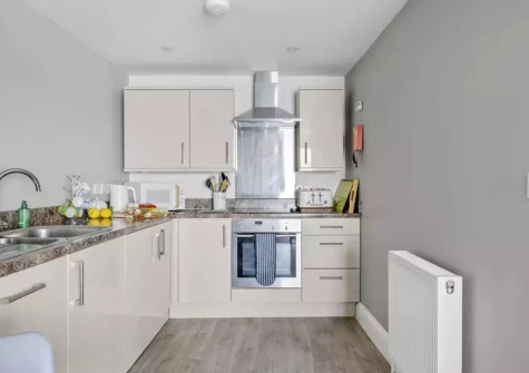 The kitchen at Marina View Suite at Astor House, Torquay