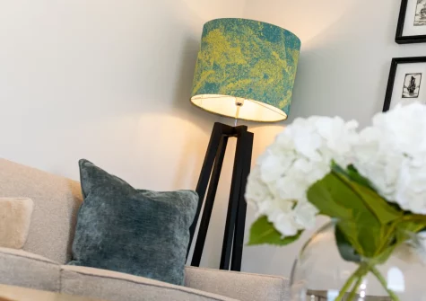 The living area at Marine Villa, Padstow