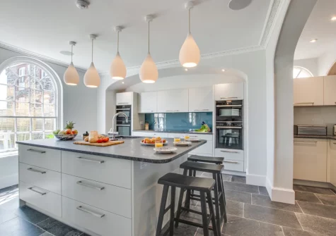 The kitchen at Marine Villa, Padstow
