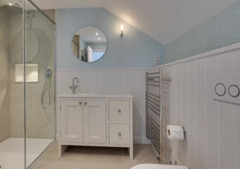 Bedroom #6 en-suite shower room at Marine Villa, Padstow
