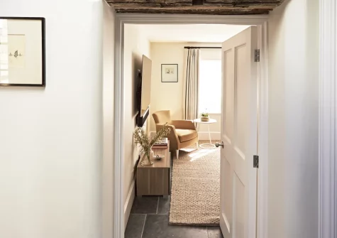 The cosy snug at Marine Villa, Padstow