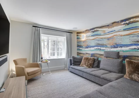 The cosy snug at Marine Villa, Padstow