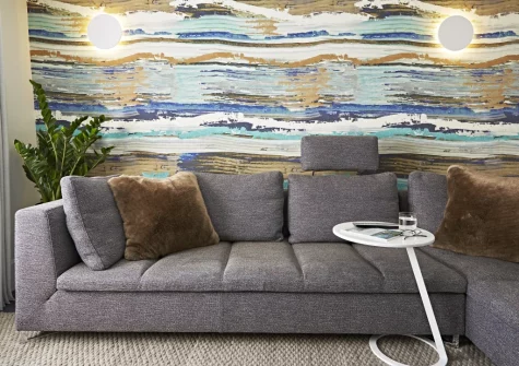 The cosy snug at Marine Villa, Padstow