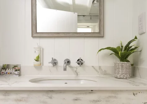 The bathroom at Mariners Cottage, Mousehole