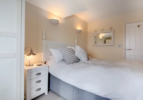 Bedroom #1 at Mariners II, Porthleven