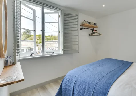 Bedroom #1 at Mariners View, Padstow