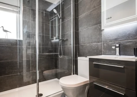 Bedroom #1 en-suite shower room at Mario House, St Ives
