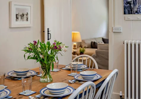 The dining area at Old School House, Buck's Cross