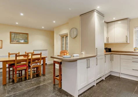 The kitchen & dining area at Marquis House, Gulworthy