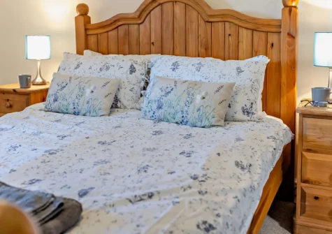 Bedroom #1 at Marsland Cottage at Cory Farm, Gooseham