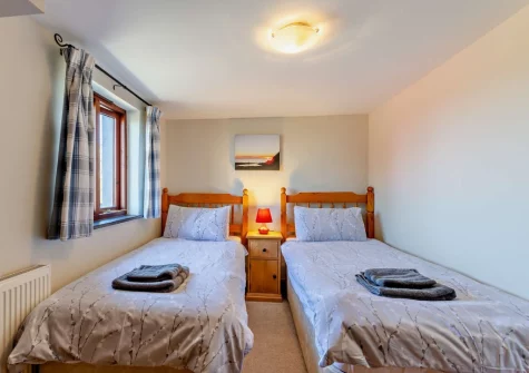 Bedroom #3 at Marsland Cottage at Cory Farm, Gooseham