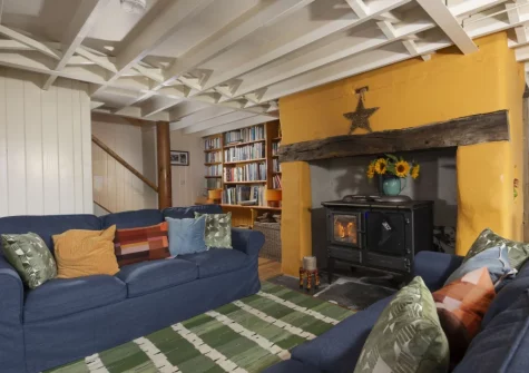 The living area at Master Shipwrights House, Penpol