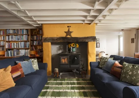 The living area at Master Shipwrights House, Penpol
