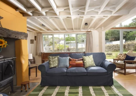 The living area at Master Shipwrights House, Penpol