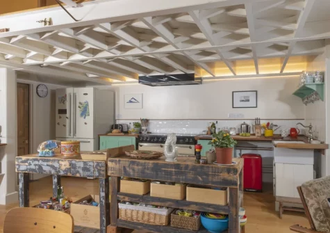 The kitchen at Master Shipwrights House, Penpol
