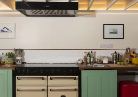 The kitchen at Master Shipwrights House, Penpol