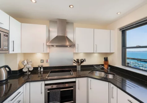 The kitchen at Masts A8, Torquay