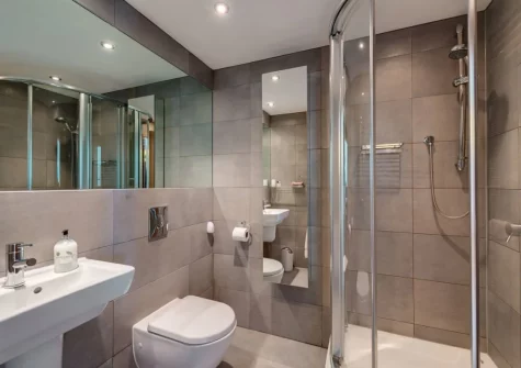 Bedroom #1 en-suite shower room at Masts A8, Torquay