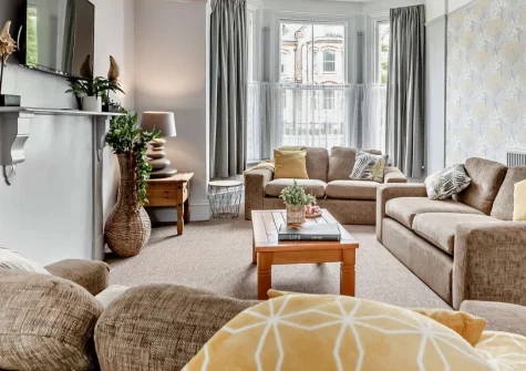 Mayfield, Ilfracombe is a spacious four-bedroom house within walking distance the beach, with a private garden, games room, parking for four cars and easy access to shops, harbour and dramatic coastal walks in this charming seaside town.