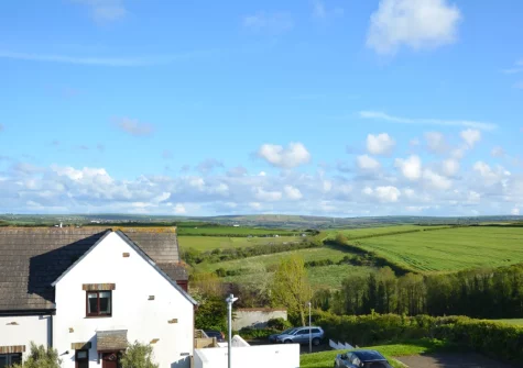 wide country views from the south-facing patio