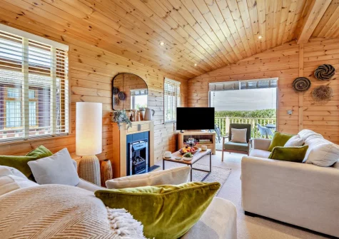 The living area at Meadow View Eleven, Mullacott