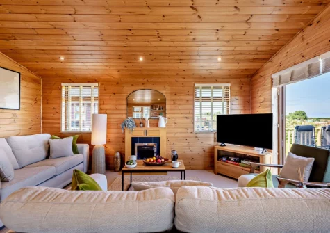 The living area at Meadow View Eleven, Mullacott