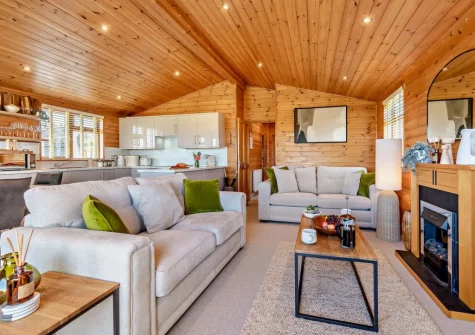 The living area at Meadow View Eleven, Mullacott