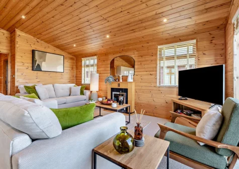 The living area at Meadow View Eleven, Mullacott