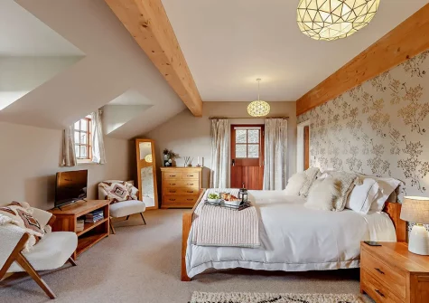 Bedroom #2 at Meadows, Higher Treyone, Hessenford